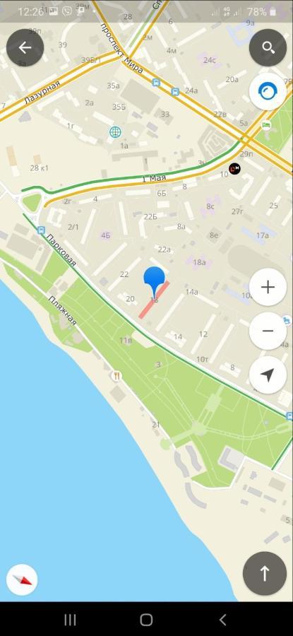 צ'ורנומורסק Двухкомнатная Квартира 300М От Моря Ул Парковая 18 Отчетные Док מראה חיצוני תמונה